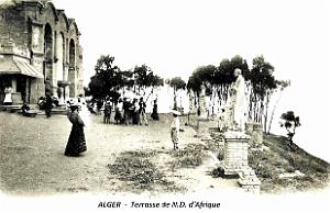 1474- Alger - Notre-Dame d'Afrique - Terrasse